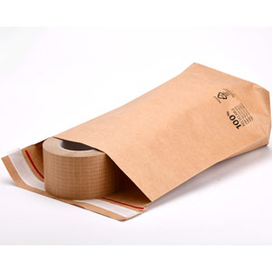 Cross Bottom Bags - 300mm x (110mm gusset) x 370mm + 75mm lip - 110gsm