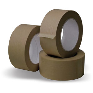 Kraft Paper Reinforced Tape Hotmelt Adhesive 75mm x 50m Brown