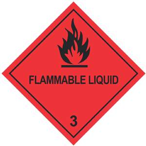 Transpal FLAMMABLE LIQUID Labels