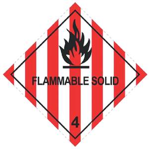 Transpal FLAMMABLE SOLID Labels