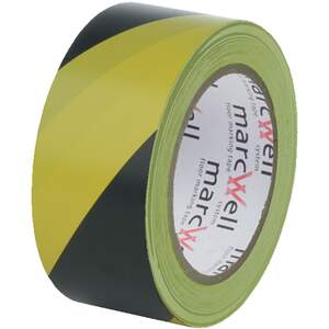 Hazard Warning Tape 50mm x 33m Yellow/Black