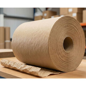 350mm x 450m Paper Void Fill Roll - 70gsm - Sustainable Brown Kraft