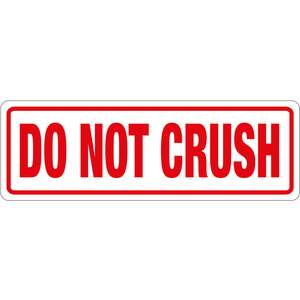 Transpal DO NOT CRUSH Labels