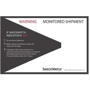 Tegralert ShockWatch Companion Label