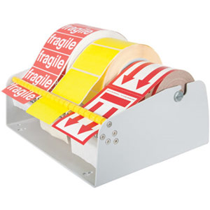Label Dispenser bench/wall mounted dual core max. 266mm wide labels