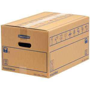 Bankers Box SmoothMove C-Flute Everyday Moving Box 39 Litre (Pack of 10) 6203601