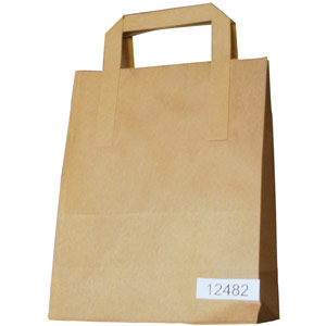 Paper Takeaway Bag Brown (250 Pack) BAG-SPIC01-A