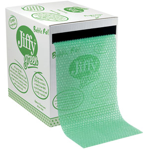 Jiffy Recycled Bubble Box Roll 300mmx50m Green 43010