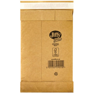 Jiffy Padded Bag Size 0 135x229mm Gold PB-0 (Pack of 200) JPB-0