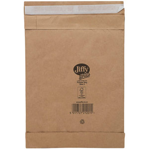 Jiffy Padded Bag Size 2 195x280mm Gold PB-2 (Pack of 100) JPB-2