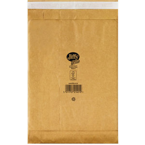 Jiffy Padded Bag Size 4 225x343mm Gold PB-4 (Pack of 100) JPB-4