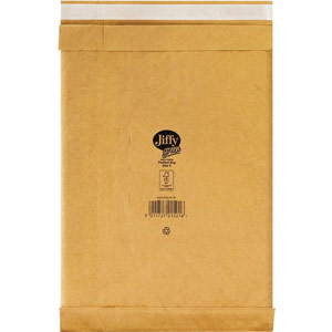 Jiffy Padded Bag Size 5 245x381mm Gold PB-5 (Pack of 100) JPB-5