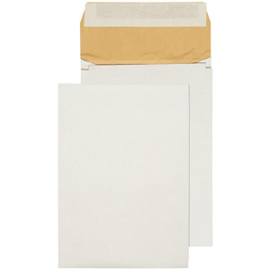 Q-Connect Padded Gusset Envelopes B4 353x250x50mm Peel and Seal White (100 Pack) KF3532