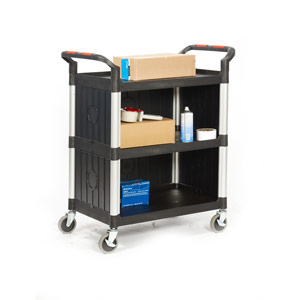 Proplaz Shelf Trolleys - Plastic Sides