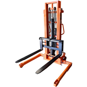 VULCAN Hydraulic Straddle Stackers - Adjustable Fork