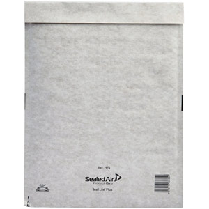 Mail Lite + Bubble Lined Postal Bag Size H/5 270x360mm Oyster White (Pack of 50) 103025660