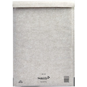 Mail Lite + Bubble Lined Size J/6 300x440mm Oyster White Postal Bag (Pack of 50) MLPJ/6