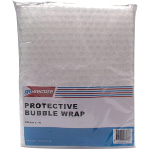 GoSecure Bubble Wrap Sheets 600mmx1m Clear (Pack of 6) PB02290