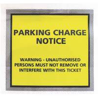 Tenzalopes Parking Charge Wallets Low Tack 130 x 120mm (Printed PARKING CHARGE NOTICE) 1000 Per Box