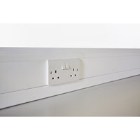 Workstation Mains Twin 13A Socket