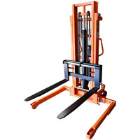 VULCAN Hydraulic Straddle Stackers - Adjustable Fork