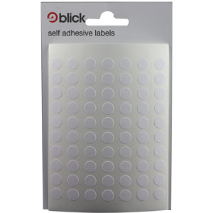Blick White 8mm Round Label Bag (9800 Pack) RS000853