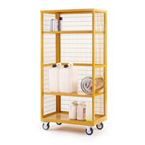 Hazardous Distribution Cages with Open Front
